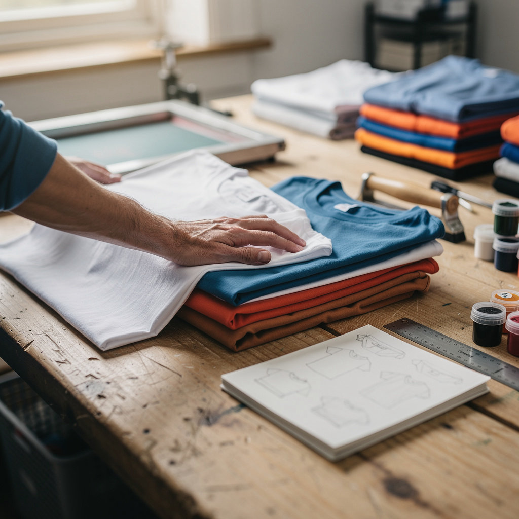 Jaspers custom t-shirt printing team in Suffolk, UK