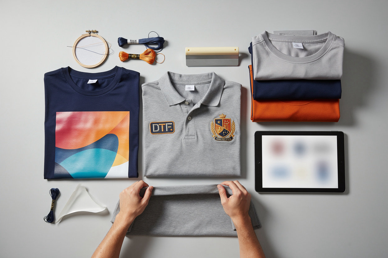Jaspers custom t-shirt printing and embroidery services in Suffolk